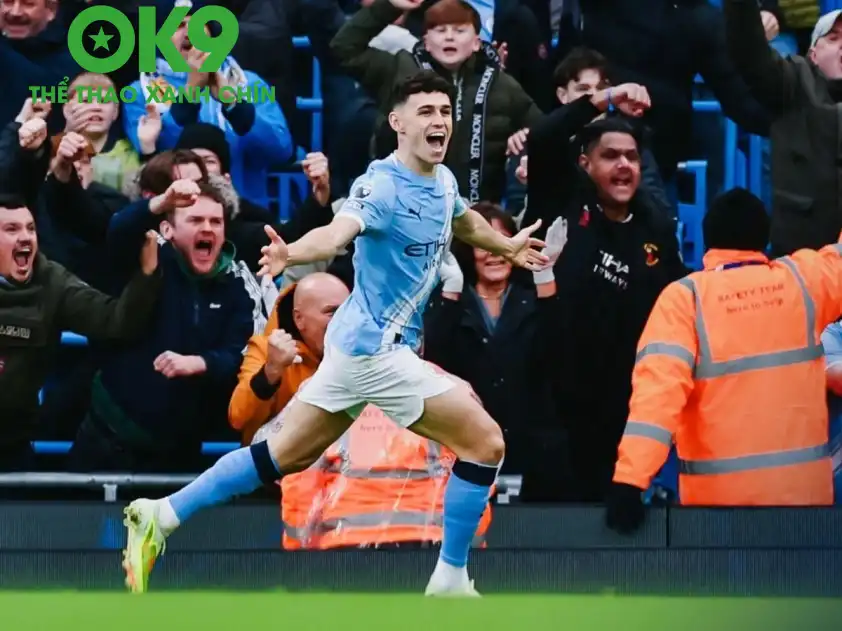 Foden vừa lập cú đúp trong chiến thắng nhọc nhằn của Man City trước Leeds ở vòng đấu vừa qua (Ảnh: CLB) Foden vừa lập cú đúp trong chiến thắng nhọc nhằn của Man City trước Leeds ở vòng đấu vừa qua (Ảnh: CLB)